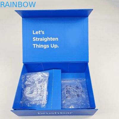 Специальный роскошный магнитно-закрытый подарочный ящик прочный 350 г толщины упаковочная коробка для ювелирной косметики