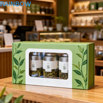 Custom Biodegradable Foldable Snack Display Box With Transparent Windows For Retail Stores