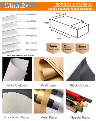 Бумажная коробка нестандартного размера с прозрачным окном для демонстрации и плотностью 350 г для упаковки пищевых продуктов