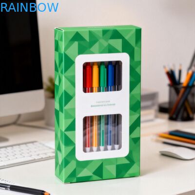 Бумажная коробка нестандартного размера с прозрачным окном для демонстрации и плотностью 350 г для упаковки пищевых продуктов