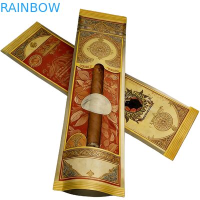 Custom Printed Smell Proof Holographic Mylar Bag with Three Side Seal Ziplock Pouch