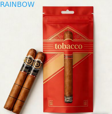 Custom Printed Smell Proof Resealable Holographic Mylar Bag Ziplock Pouch for Food and Tobacco