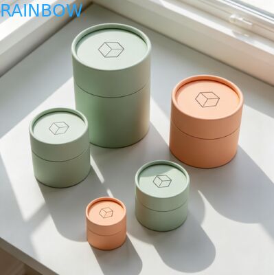 Биоразлагаемая, настраиваемая по размеру, пищевая безопасная Kraft Paper Tube для упаковки подарочных коробок