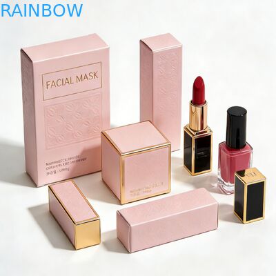 Роскошная подарочная коробка для парфюмерии из картона плотностью 350 г с тиснением горячим способом для премиальной подарочной упаковки