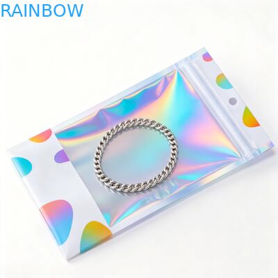 Специализированные PE пластиковые пакеты для ювелирных украшений Серёжки Перерабатываемые антиоксидантные односторонние прозрачные рюкзаки для хранения