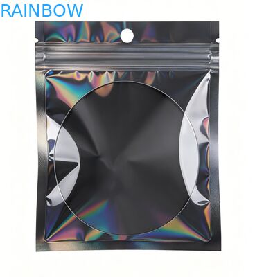 Заказ печать перерабатываемый ПВХ пластмассовый матовый перезамыкающийся пакет упаковки с трехсторонней печатью