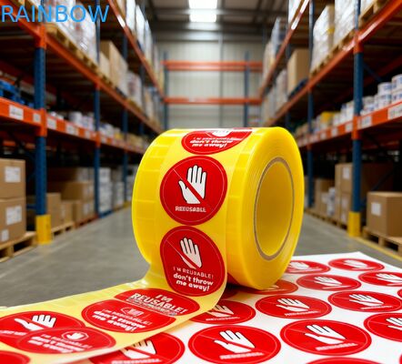 Водонепроницаемые виниловые наклейки нестандартной формы с голографическим дизайном, брендирование OEM, клейкие этикетки для подарков и рукоделия