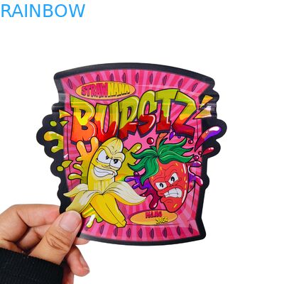 Оптовые сумки для мармелада специальной формы с индивидуальной печатью, 3,5, 7 г, детские пакеты с логотипом