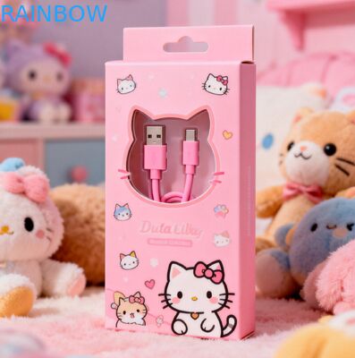 Настраиваемая коробка для упаковки USB-кабелей из бумаги весом 350 г с горячим тиснением