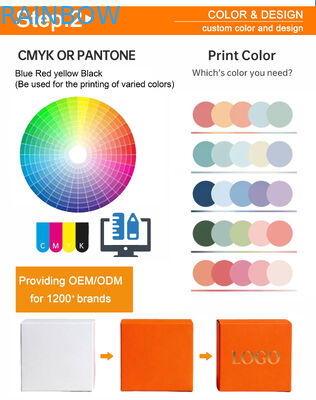 Индивидуальная экологичная складная подарочная коробка из картона толщиной 350 г для ювелирных изделий, одежды, обуви, часов