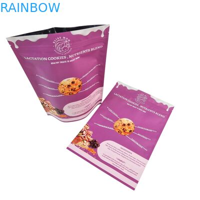 Влагостойкий пакет с застежкой-молнией для пищевых продуктов, изготовленный по индивидуальному размеру, с гарантией качества термосварки