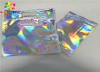 Мешок фольги лазера Мылар с ясной стороной для фольги холограм упаковки порошка яркого блеска маникюра сумок косметической упаковывая