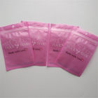 Ресеалабле косметический упаковывая мешок молнии ювелирных изделий ожерелья серег ресницы сумки розовый