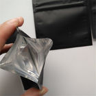 Замок застежка-молнии Мылар доказательства ребенка кладет пластиковой штейновой черной камедеобразной упаковку в мешки деланную пи-пи конфетой