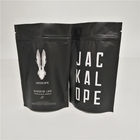 Штейновые черные фильмы упаковки еды стоят вверх логотип сумок кофе изготовленный на заказ с верхней молнией