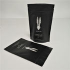 Штейновые черные фильмы упаковки еды стоят вверх логотип сумок кофе изготовленный на заказ с верхней молнией
