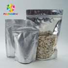 Оптовая алюминиевая фольга качества еды стоит вверх Зиплок сумка с ясным ветровым стеклом для семян/упаковки сухофрукта