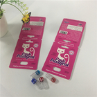 Упаковка таблетки повышения коробки дисплея розовой карты волдыря кота Пуссы упаковывая мужская