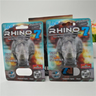 упаковка карты волдыря карты таблеток 3Д носорога крышки 12мм мужская
