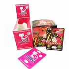 Таблетки повышения капсулы горячей продажи мужские упаковывая коробку карты печатая розовое продвижение карты бумаги Pussycat
