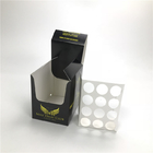 Выбитая коробка печати бумажная для продуктов энергии CBD бутылки масла показывает коробку с вставкой