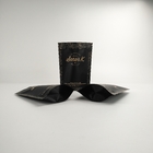 Стойте вверх черная замка застежка-молнии сумки Kraft бумаги Kraft бумажная сумка кофе Kraft Sealable Biodegradable бумажная