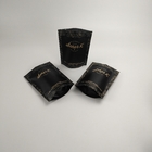 Стойте вверх черная замка застежка-молнии сумки Kraft бумаги Kraft бумажная сумка кофе Kraft Sealable Biodegradable бумажная
