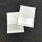 Размера логотипа OEM бумага Kraft изготовленного на заказ белого Resealable с прозрачным окном для мешка ювелирных изделий кофейного зерна упаковывая