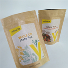 Compostable стойте вверх мука пакетика чая упаковывая бумажные мешки Kraft для корма для домашних животных