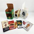 Изготовленная на заказ напечатанная коробка Kraft обруча сигары складчатости логотипа бумажная для упаковки лист