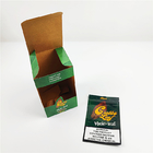 изготовленные на заказ напечатанные дисплея крышки лист grabba алюминиевой фольги коробки естественного упаковывая для коробки сигары шляп упаковывая