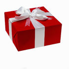 Квадрат бумажной коробки картона верхней ранга складывая красный для упаковывать подарка