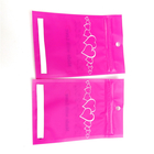 розовый напечатанный мешок 3 бортовой загерметизированный Mylar с ясным прозрачным окном для упаковки браслетов/ювелирных изделий
