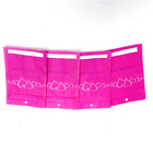 розовый напечатанный мешок 3 бортовой загерметизированный Mylar с ясным прозрачным окном для упаковки браслетов/ювелирных изделий