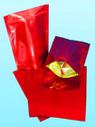 Красная алюминиевая фольга стоит вверх мешки облегченные с зазубриной Ziplock и разрыва