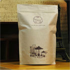 Кофейное зерно подгоняло бумажные мешки Брайна Kraft с мешком корабля окна и застежки -молнии бумажным