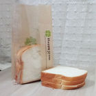 Стоьте вверх пакуя подгонянное едой окно бумажных мешков Kraft ясно для хлеба
