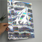 Сумка Resealable замка молнии сумки Mylar алюминиевой фольги голографическая упаковывая