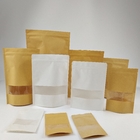 Изготовленные на заказ пакетики чая качества еды печати упаковывая молнию Doypack видят через бумажные мешки с логотипом