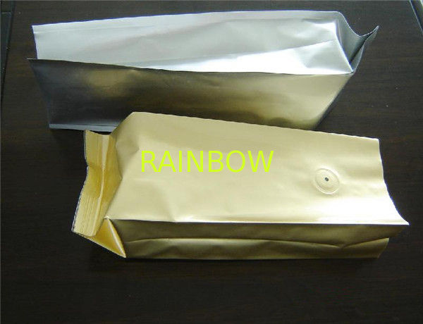 Прокатанные Unprinted пластичные мешки упаковывая, упаковывать кофейного зерна еды