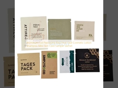 Пакет для упаковки из алюминиевой фольги Тепловая пломба Косметический лосьон Шампунь Мини Уход за кожей Пробный пакет