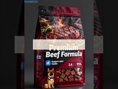 Индивидуальные герметичные пакеты для корма для домашних животных с застежкой-молнией