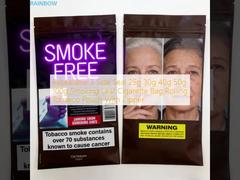 Перезамыкаемая трехсторонняя печать 25g 30g 40g 50g 100g Курильный табачный мешок с листьями