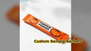 Изготовленная на заказ упаковка Эко пакетиков косметического образца дружелюбная