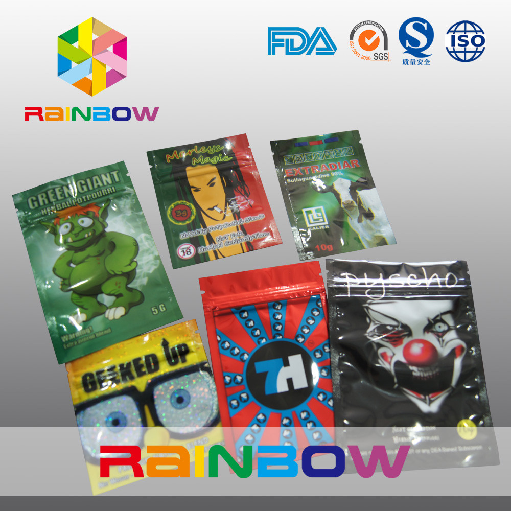 Упаковывать ладана бортового уплотнения 3 травяной/мешок застежки -молнии Potpourri специи