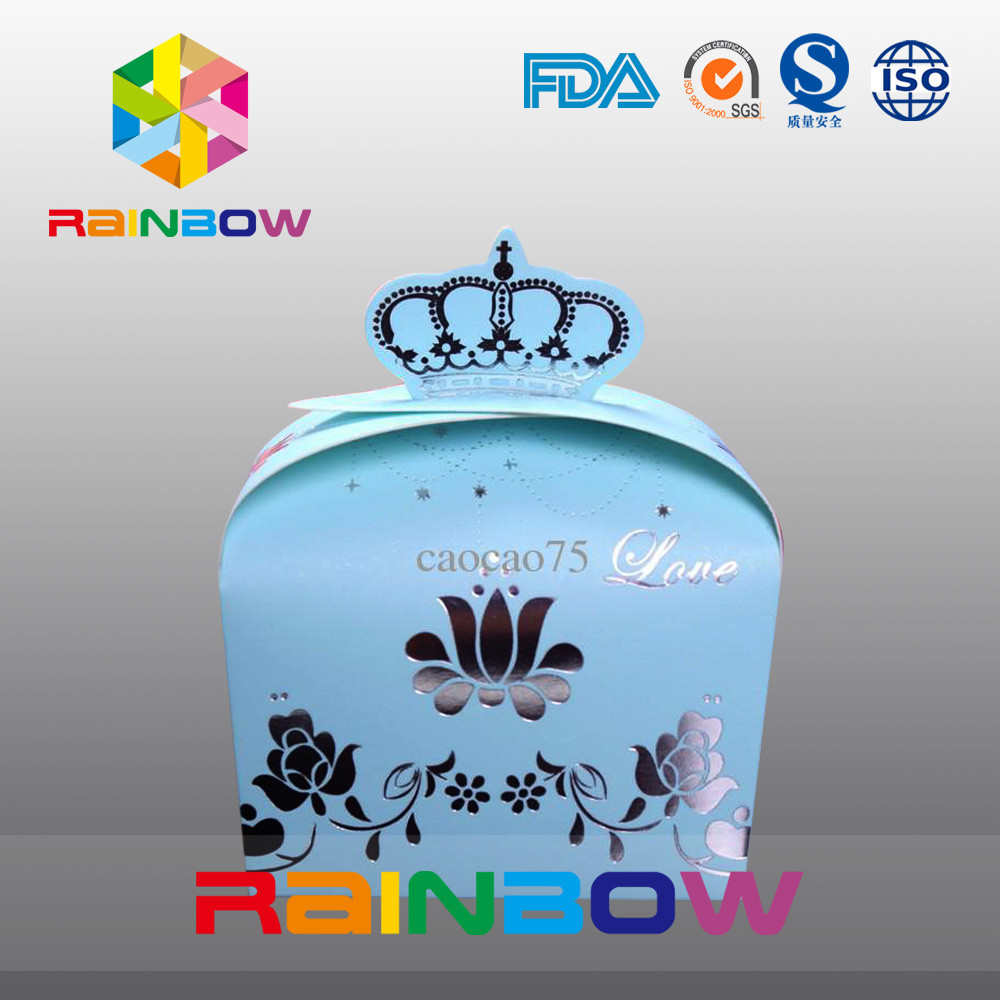 Форма таможни свободная подгоняла бумажные мешки с ручкой для упаковывать подарка/конфеты