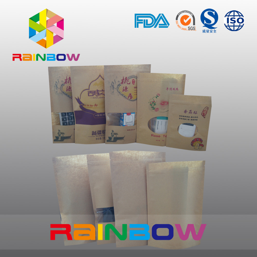 Изготовленный на заказ мешок упаковывая, заедк Doupack заедк бумаги печатания качества еды с Ziplock
