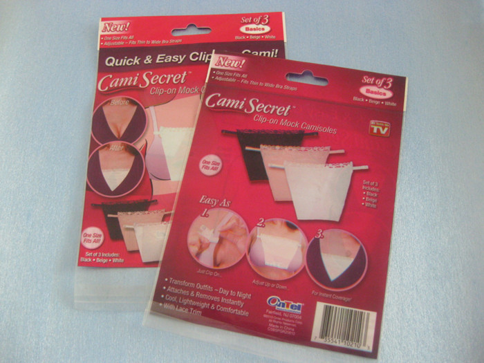 Красные пластичные пластичные мешки упаковывая мешок Cami втихомолку для бюстгальтера, женское бельё женщин