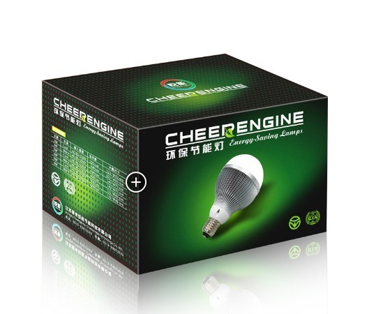 Eco - содружественная коробка водить электрической лампочки бумажная упаковывая с логосом напечатанным таможней