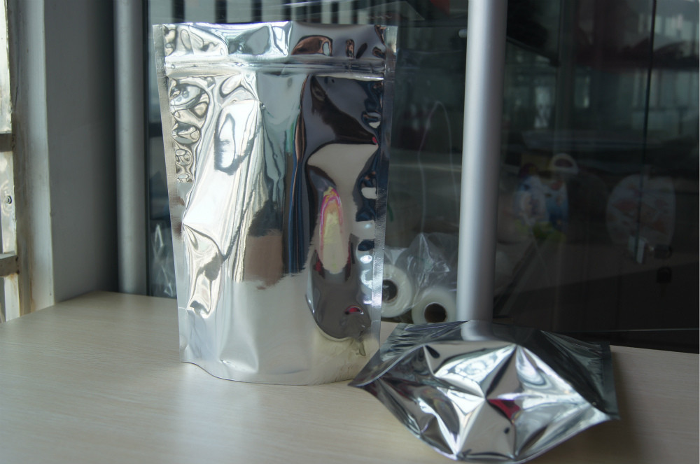 Подгонянные мешки простой алюминиевой фольги Ziplock/стоят вверх упаковывать мешка фольги